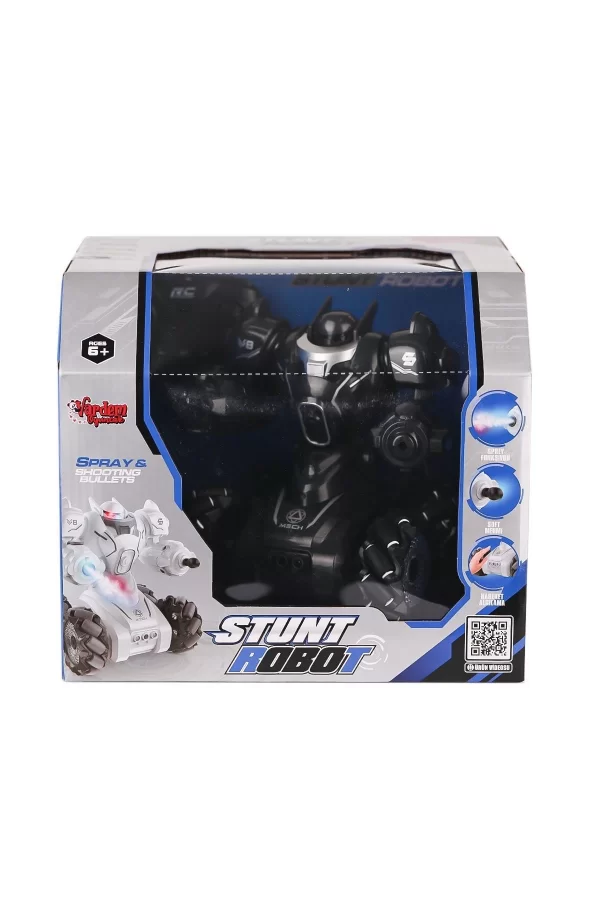 Syr-666-861 Kumandalı Şarjlı Işıklı Roket Ve Buhar Atan Robot Araba -vardem Oyuncak