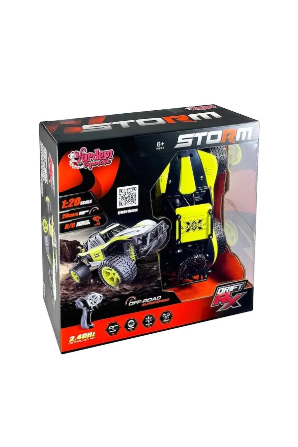 Syr-66764ma Kumandalı  2.4ghz Şarjlı 1:20 Storm Drift Araba