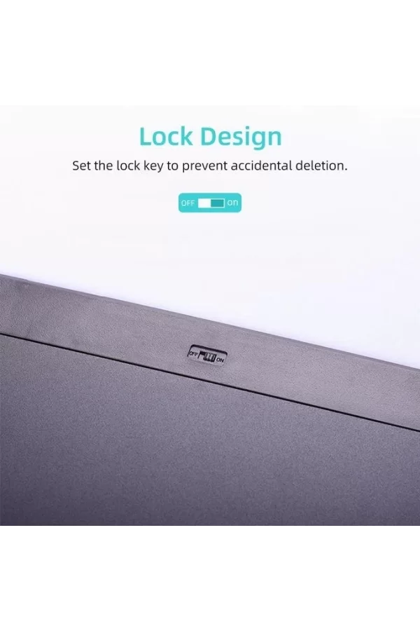 T12 Mavi Writing Tablet Lcd 12 Inç Dijital Kalemli Çizim Yazı Tahtası