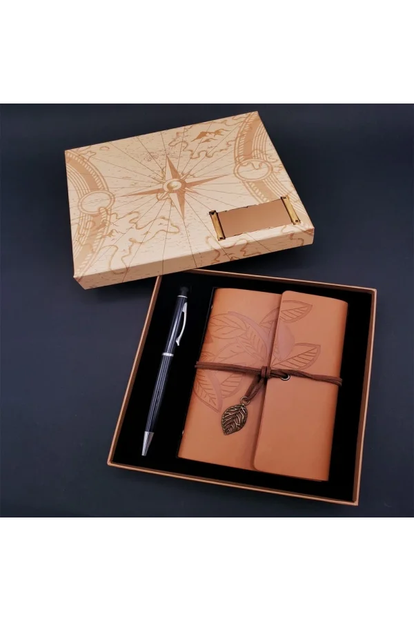 Taba Defter Ve Siyah Kalem