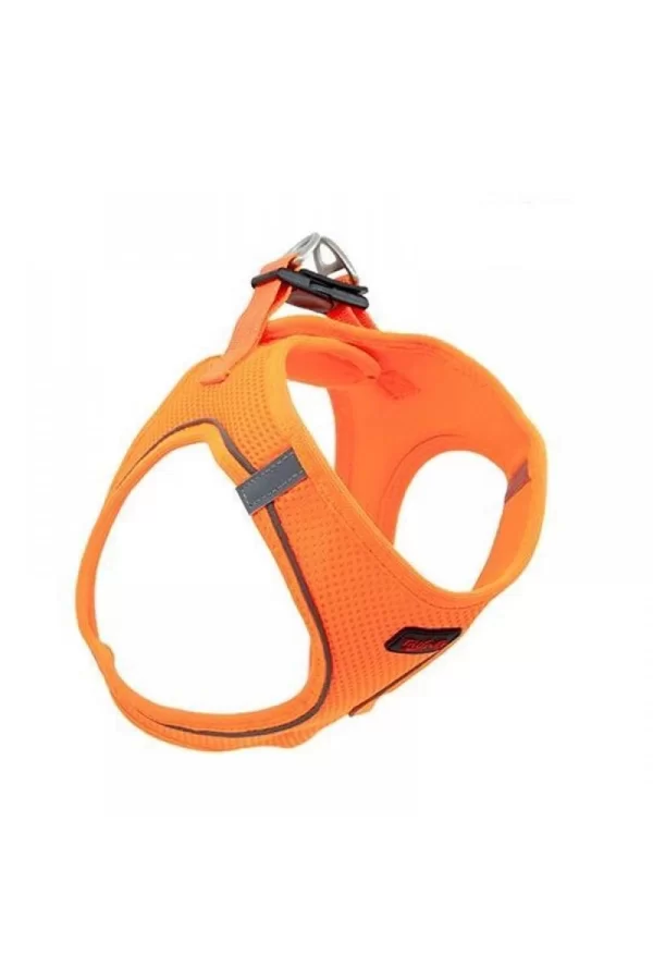 Tailpetz Air Mesh Köpek Göğüs Tasması 2XSmall 28x32 cm Neo Orange