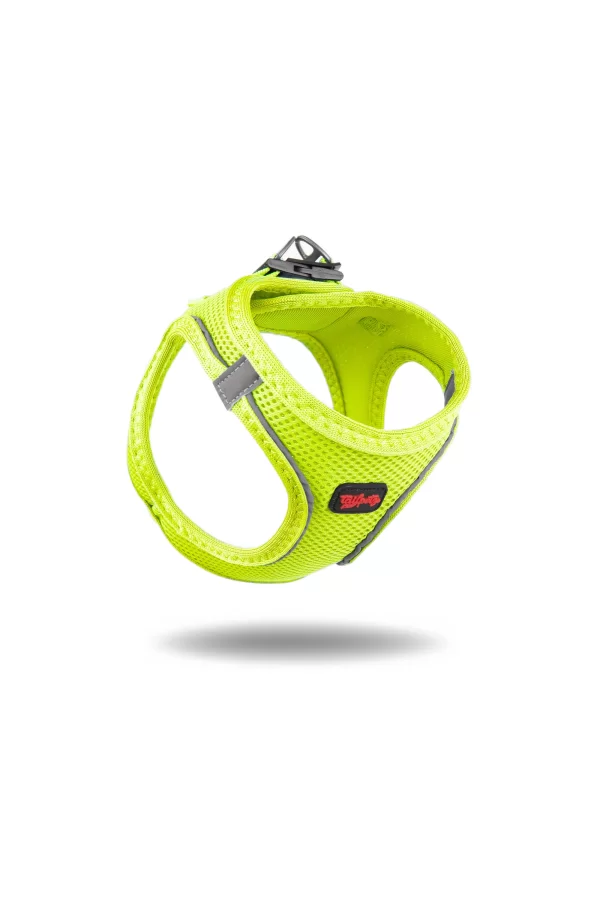 Tailpetz Air Mesh Köpek Göğüs Tasması 3XSmall 24-28 cm Neo Lime