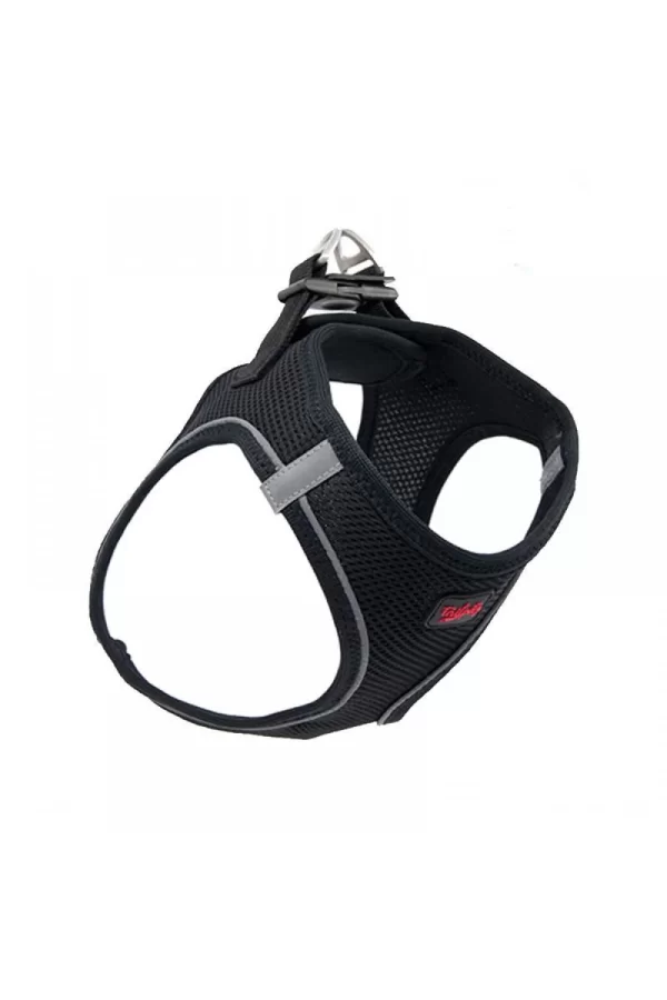 Tailpetz Air Mesh Köpek Göğüs Tasması 3XSmall 24-28 cm Siyah