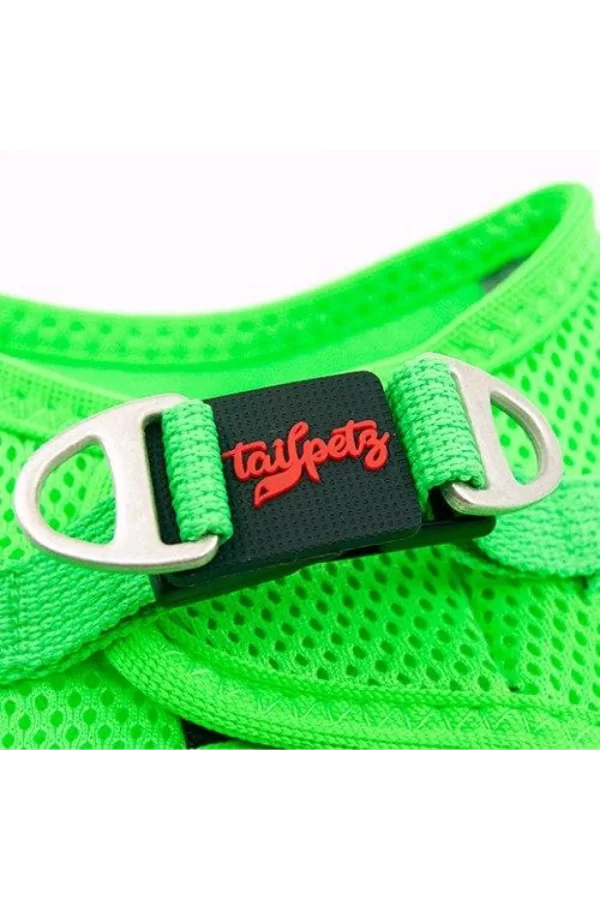 Tailpetz Air Mesh Köpek Göğüs Tasması Large 48x54 cm Neon Yeşil