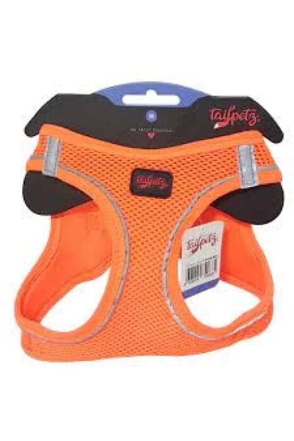 Tailpetz Air Mesh Köpek Göğüs Tasması Medium 44x48 cm Turuncu