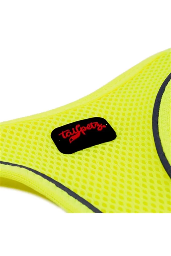 Tailpetz Air Mesh Köpek Göğüs Tasması X Large 54x60 cm Neon Lime