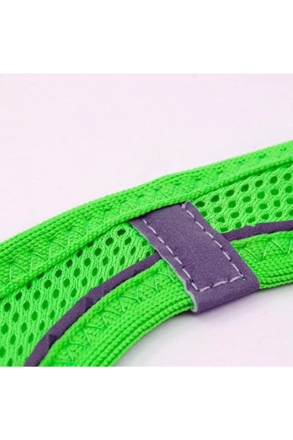 Tailpetz Air Mesh Köpek Göğüs Tasması XSmall 32x36 cm Neon Yeşil