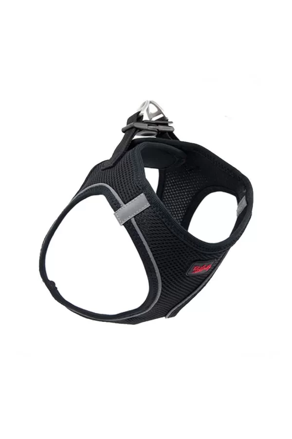Tailpetz Air Mesh Köpek Göğüs Tasması XSmall 32x36 cm Siyah