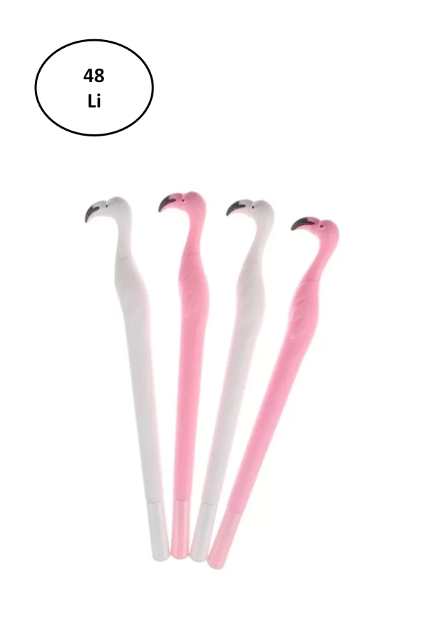 Taros Unıck Color Big Flamingo Jel Kalem 3254 48li