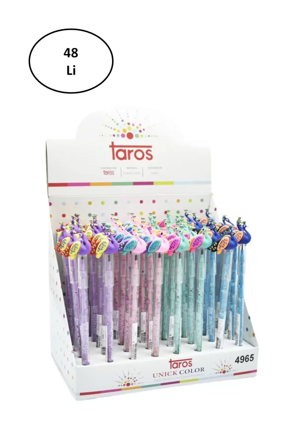 Taros Unick Color Tavuşkuşu Yumurtlayan Kalem 48li