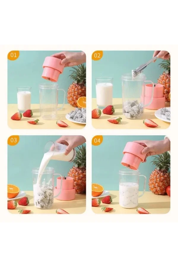Taşınabilir Pipetli Bardak Blender