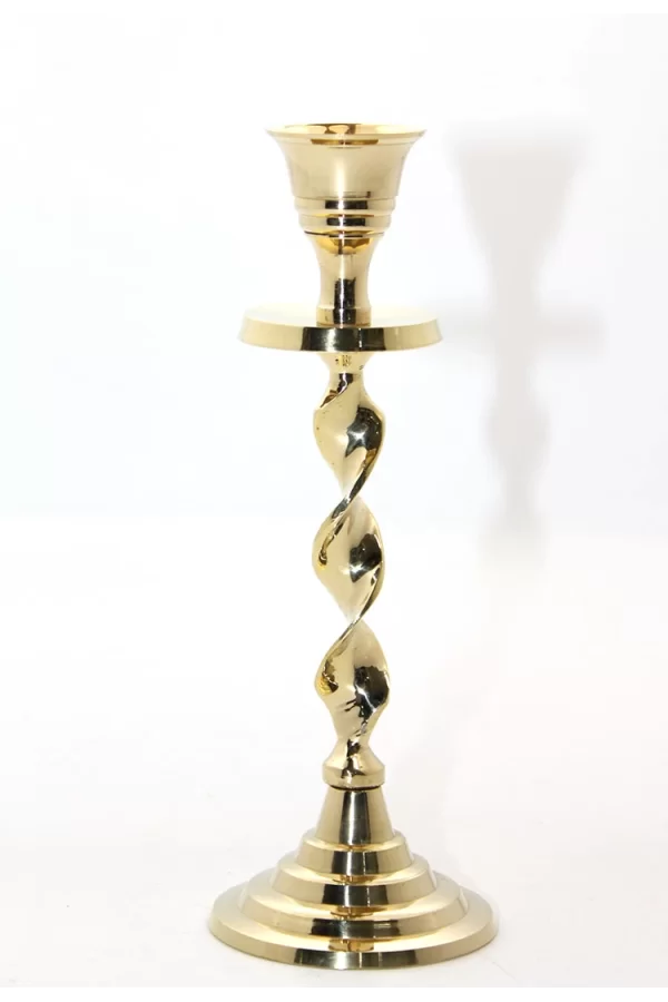 Tekli Pirinç Şamdan Model 2