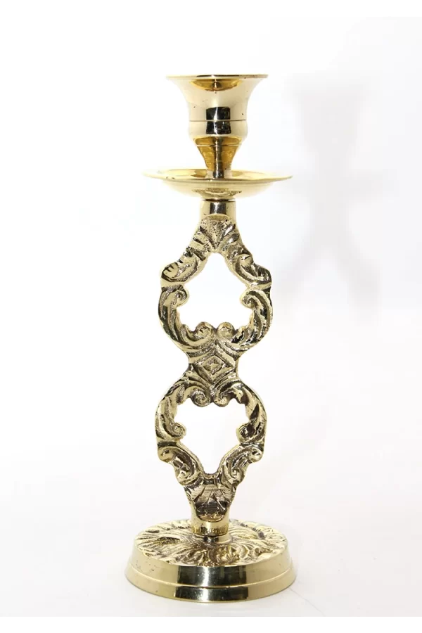 Tekli Pirinç Şamdan Model 4