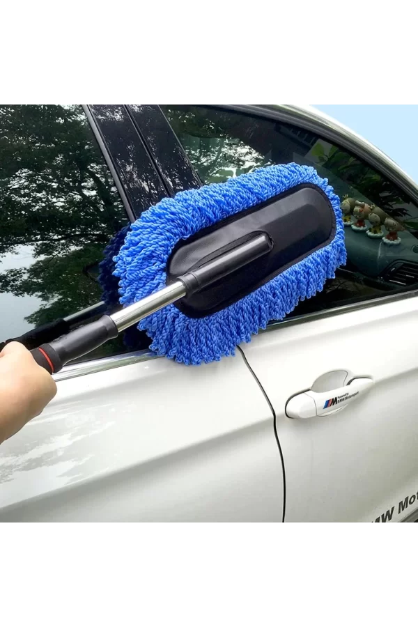 Teleskopik Mikrofiber Araç Yıkama Fırçası