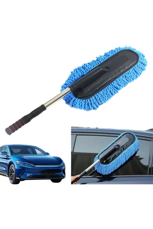 Teleskopik Mikrofiber Araç Yıkama Fırçası