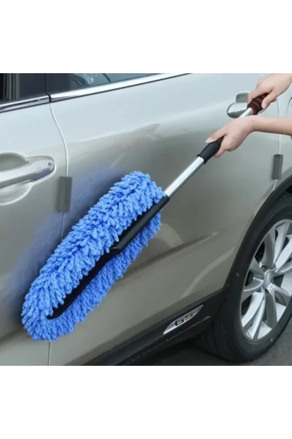 Teleskopik Mikrofiber Araç Yıkama Fırçası