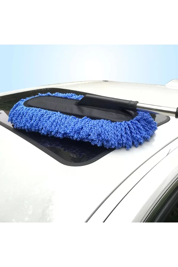 Teleskopik Mikrofiber Araç Yıkama Fırçası