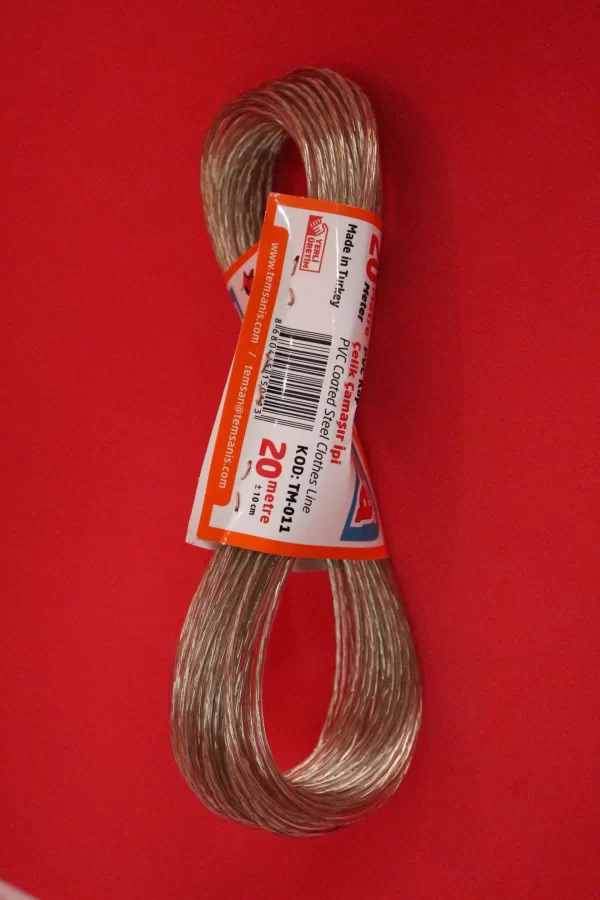 Temsan Çelik Çamaşır İpi 20mt