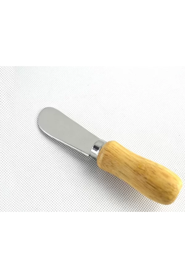 Tereyağı Bıçağı - Mini Spatula Ahşap Saplı 6 Adet