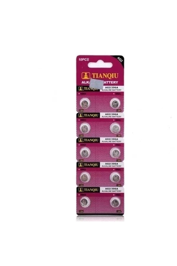 TıanQıu Ag2 Lr726/396 Alkalin 10lu Düğme Pil