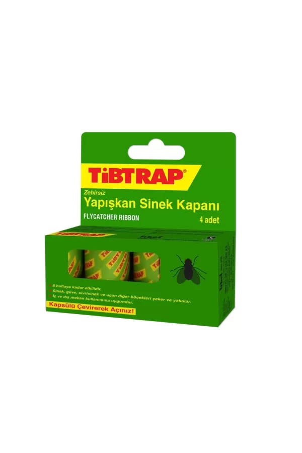 Tibtrap Yapışkan Sinek Kapanı 4 Lü