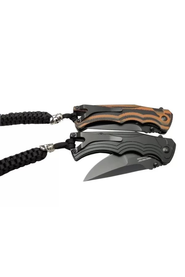 Tighe Fifhter Brt 863zbr Kahverengi Kamp Çakı 21cm - Yarı Otomatik, İpli, Kemerlikli