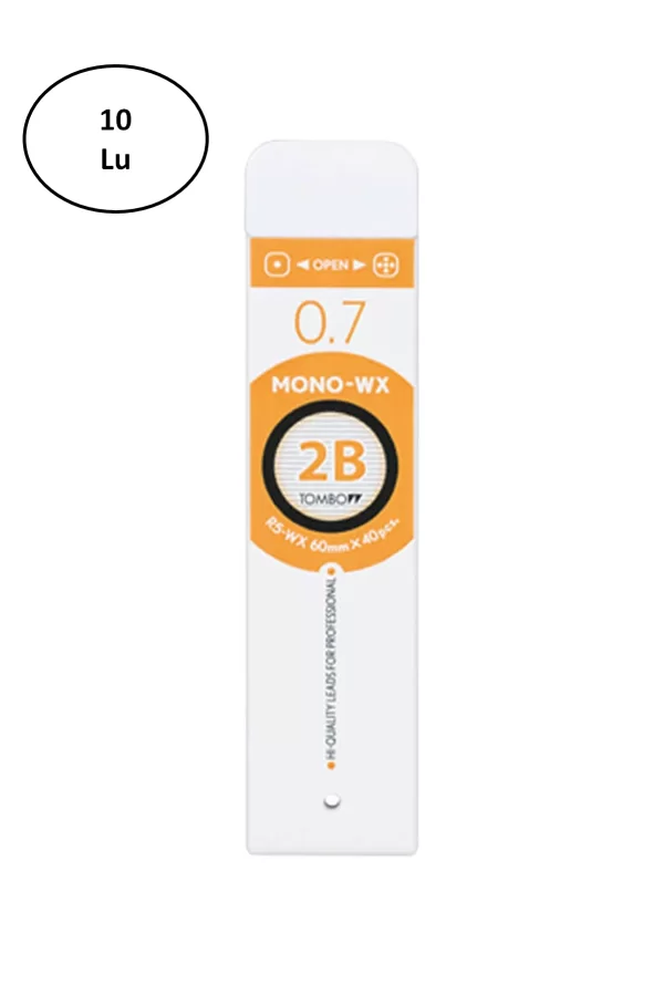 Tombow MONO-WX Profesyonel Uç 0.7mm 40lı Tüp 2B