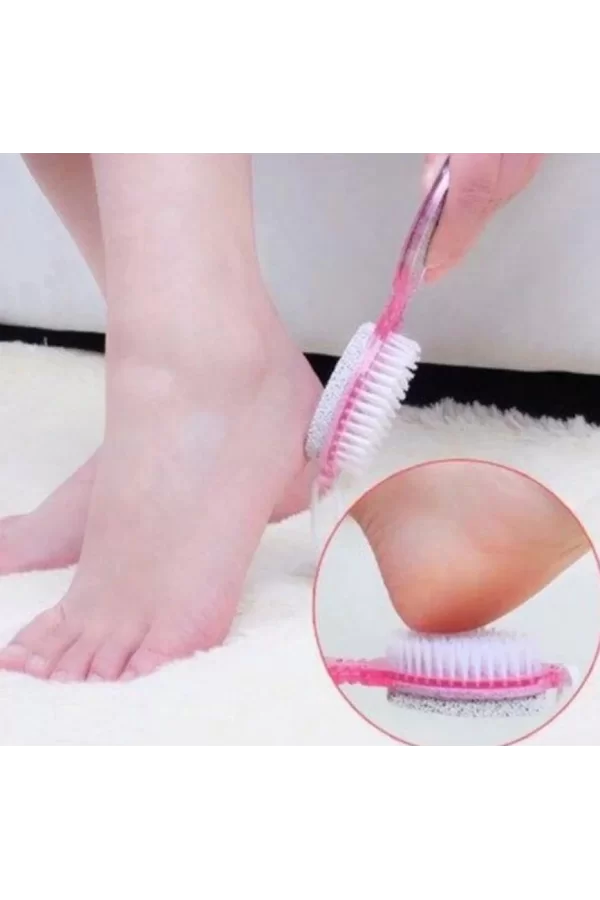 Törpülü Fırçalı Topuk Taşı - 4in1