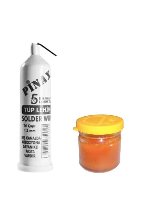 Tüp Lehim Teli Ve Lehim Pastası Set