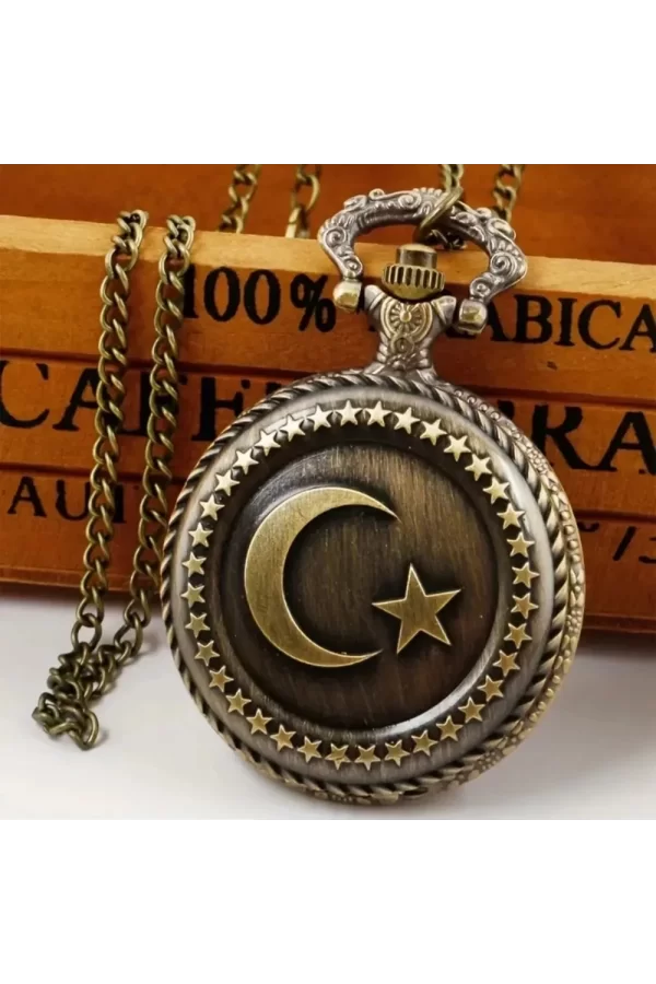 Türk Bayraklı Köstekli Saat