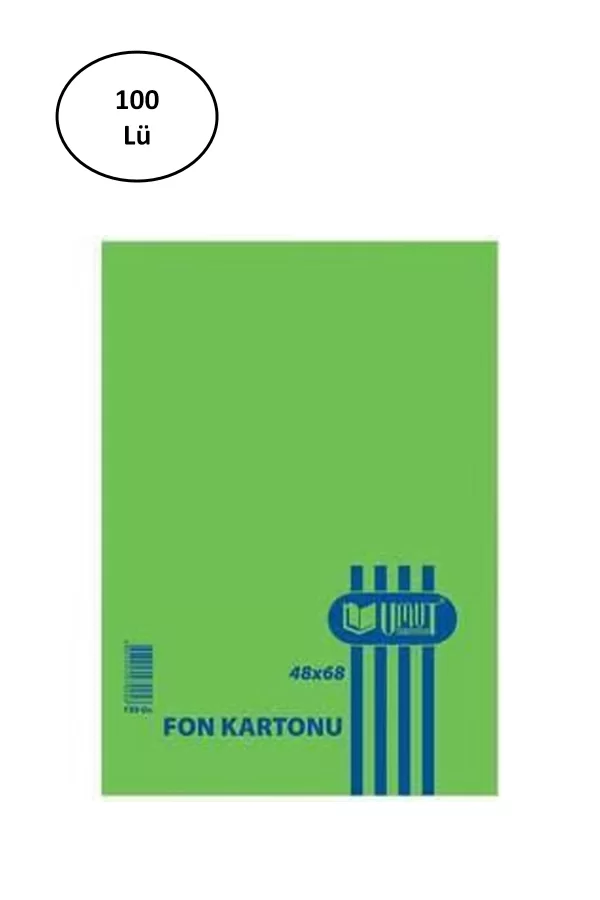 Umut Fon Kartonu 48X68 110 Gr Açık Yeşil 100lü