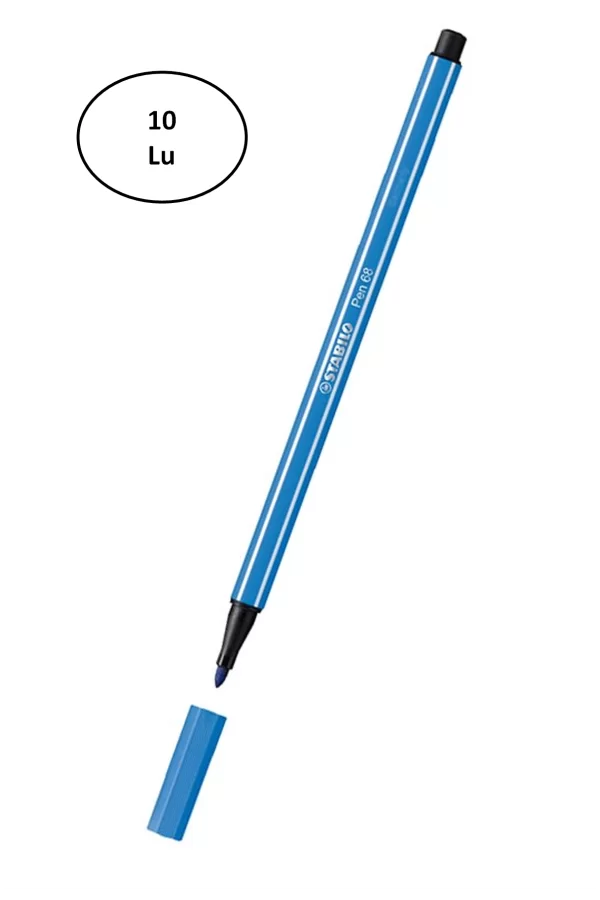 Umut Stabilo Pen 68 Mavi 68/41 10lu