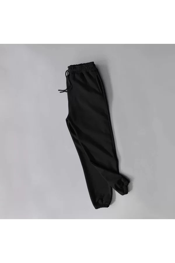 Luz&Pos Unisex Basic Eşofman Altı - Siyah