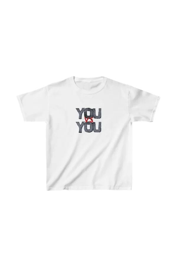 Luz&Pos Unisex Çocuk Baskılı T-shirt - Beyaz