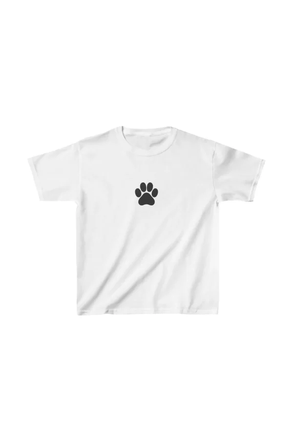Luz&Pos Unisex Çocuk Baskılı T-shirt - Beyaz