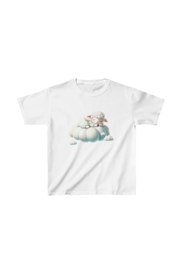 Luz&Pos Unisex Çocuk Baskılı T-shirt - Beyaz