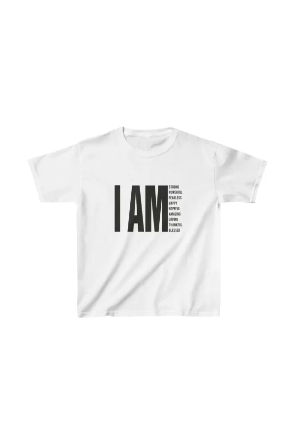 Luz&Pos Unisex Çocuk Baskılı T-shirt - Beyaz