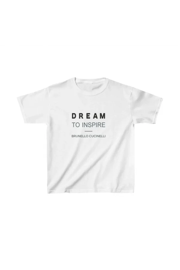 Luz&Pos Unisex Çocuk Baskılı T-shirt - Beyaz