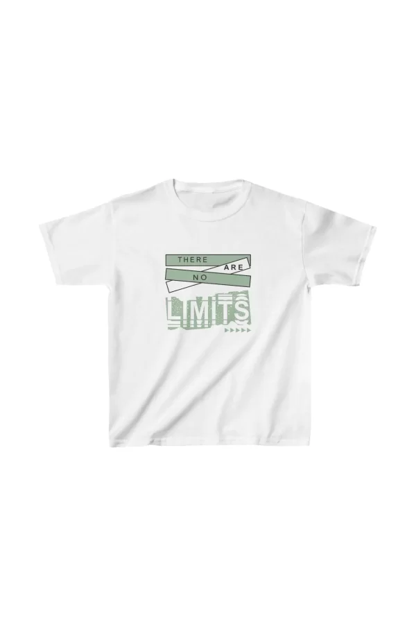 Luz&Pos Unisex Çocuk Baskılı T-shirt - Beyaz