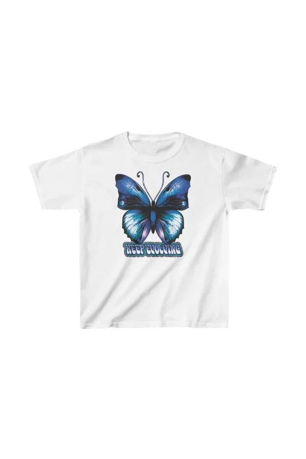 Luz&Pos Unisex Çocuk Baskılı T-shirt - Beyaz