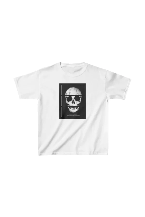 Luz&Pos Unisex Çocuk Baskılı T-shirt - Beyaz