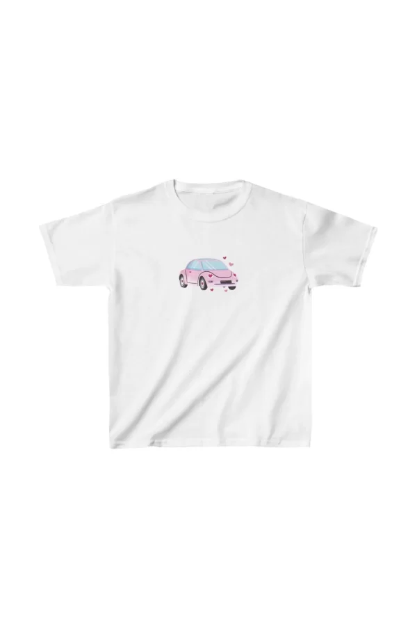 Luz&Pos Unisex Çocuk Baskılı T-shirt - Beyaz
