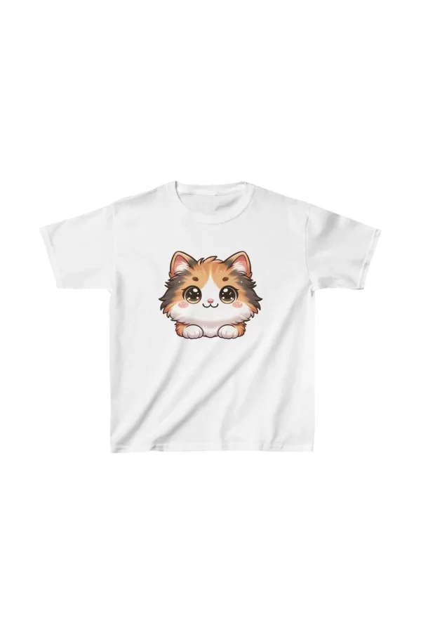 Luz&Pos Unisex Çocuk Baskılı T-shirt - Beyaz