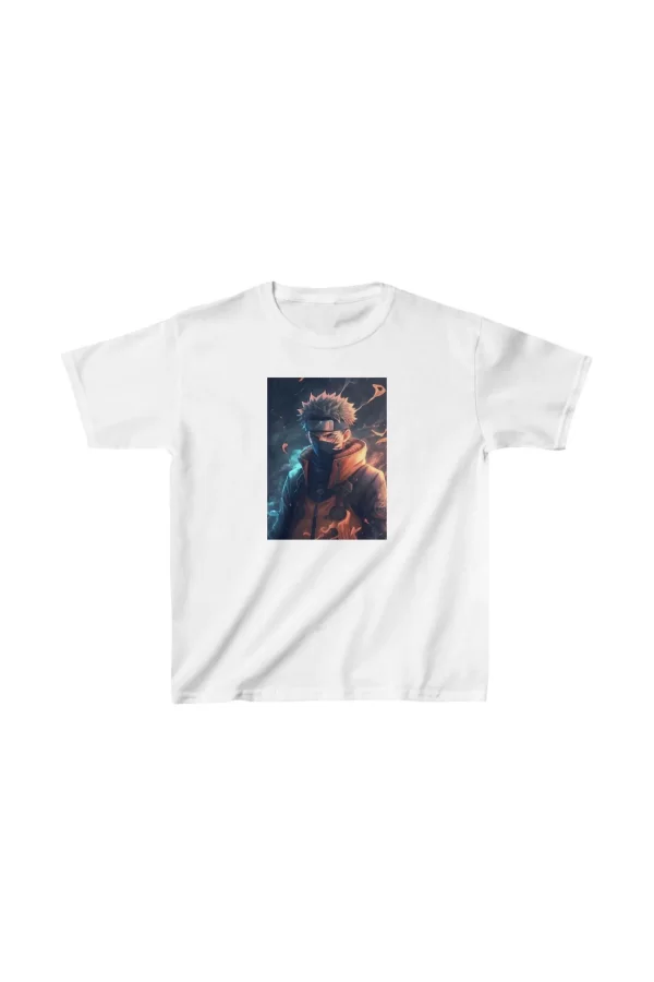 Luz&Pos Unisex Çocuk Baskılı T-shirt - Beyaz