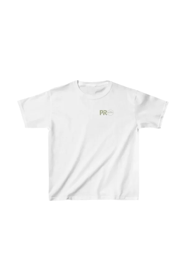 Luz&Pos Unisex Çocuk Baskılı T-shirt - Beyaz