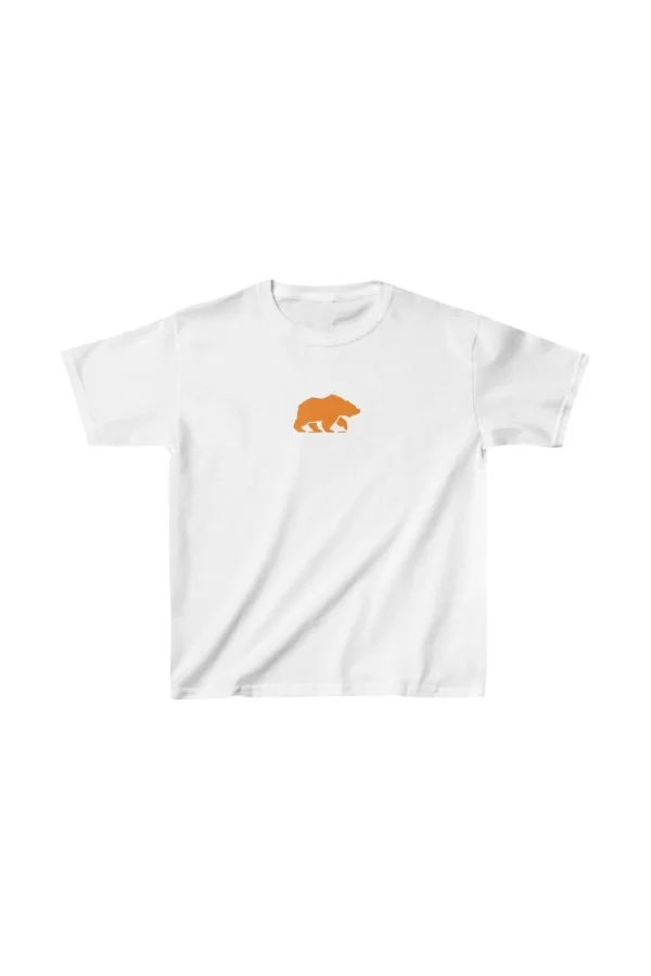 Luz&Pos Unisex Çocuk Baskılı T-shirt - Beyaz