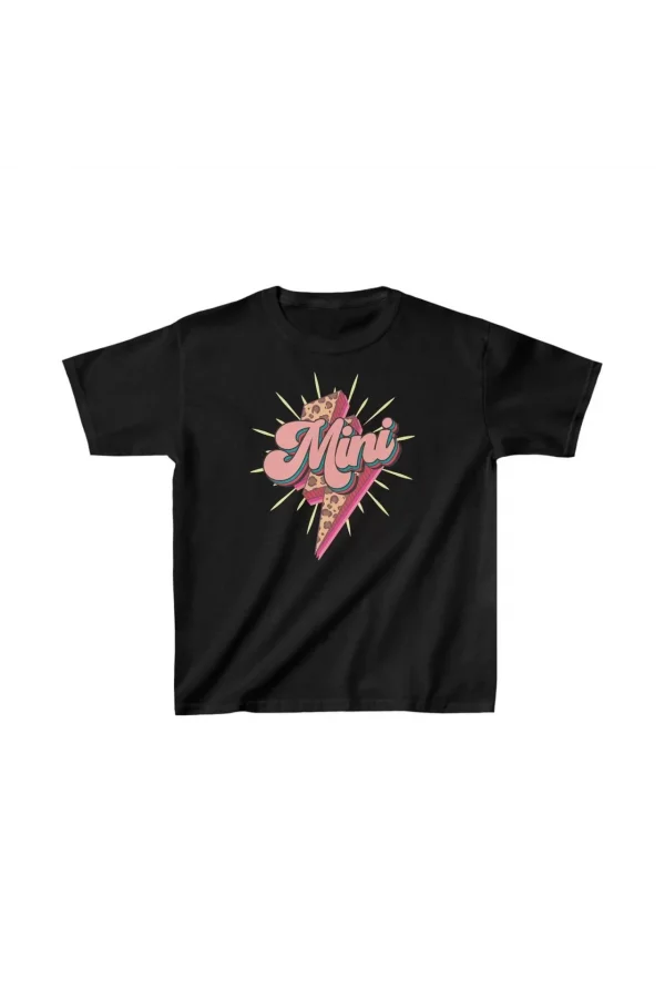 Luz&Pos Unisex Çocuk Baskılı T-shirt - Siyah