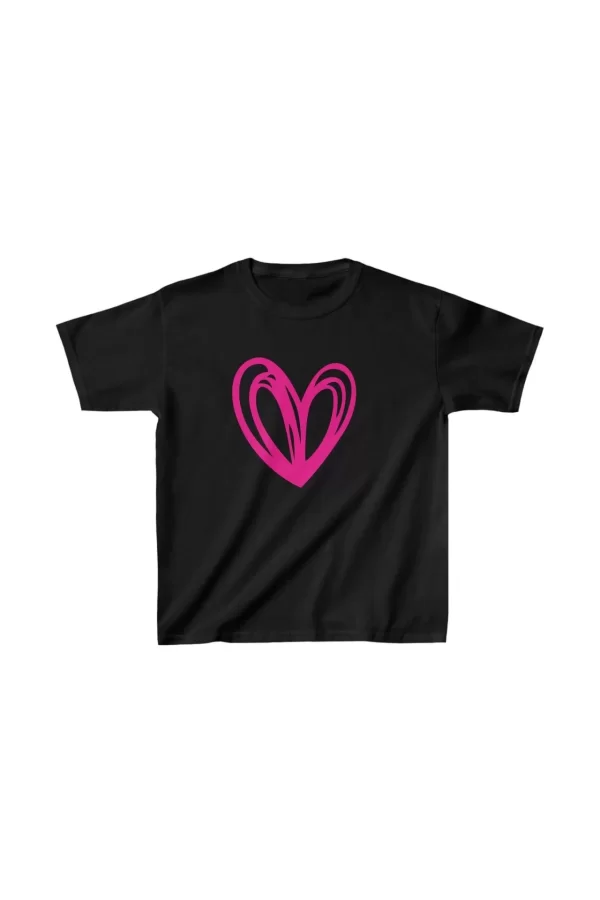 Luz&Pos Unisex Çocuk Baskılı T-shirt - Siyah