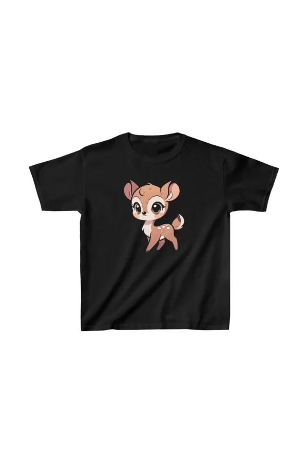 Luz&Pos Unisex Çocuk Baskılı T-shirt - Siyah