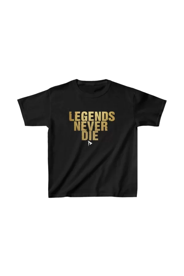 Luz&Pos Unisex Çocuk Baskılı T-shirt - Siyah